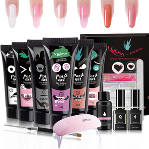 "Mobray Wholesale Oversea Professional Soak Off Extension Poly Gel Nail Starter Set"