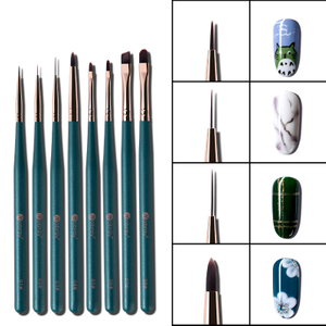 12Pcs Professional Nail Art Design Polish Brush Pen Liner Set для акриловой УФ-гелевой живописи